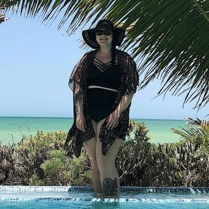 Torrid black strappy bikini